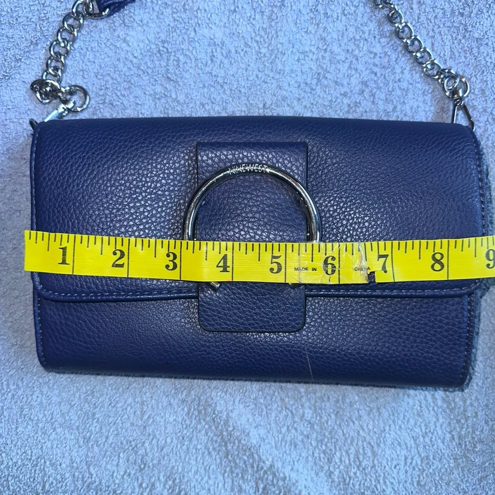 NWOT Nine West Navy Blue Crossbody/Clutch Purse Handbag